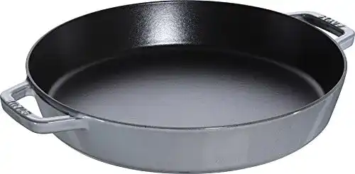 Staub-Pfanne STAUB Bratpfanne mit zwei Griffen, 34 cm Grau