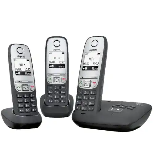 Schnurloses Telefon-Trio Gigaset A415A Trio 3, Anrufbeantworter