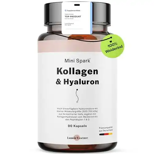 Hyaluron-Kollagen-Kapseln Billion Trees, hochdosiert, 90 Kapseln