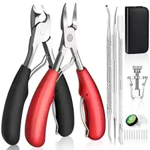 Fußpflege-Geräte modacraft 7 Stück Profi Fußnagelzange Set