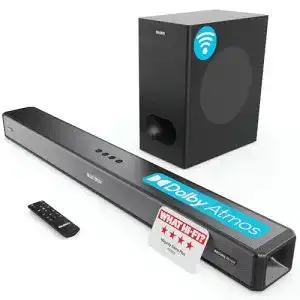 High-End-Soundbar MAJORITY Sierra 2.1.2 Dolby Atmos Soundbar