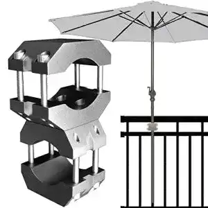 Sonnenschirmhalter-Balkongeländer KD-TECH aus Aluminium