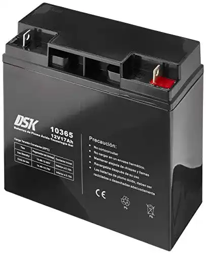 Rasentraktor-Batterie DSK 10365 – Akku Blei-Gel 12 V 17 Ah