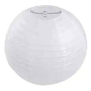 Papierlaterne Letech 10 x Lampions weiß (15cm)