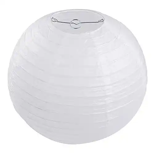 Papierlaterne Letech 10 x Lampions weiß (15cm)