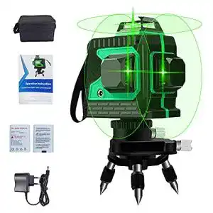 Kreuzlinienlaser grün Dimweca 3D 12 Laserlinie 3×360°