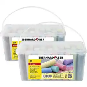 Straßenkreide Eberhard Faber 526550 – Straßenmalkreide, 50er