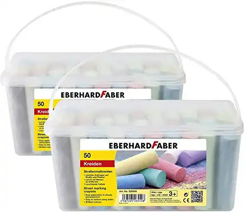 Straßenkreide Eberhard Faber 526550 – Straßenmalkreide, 50er