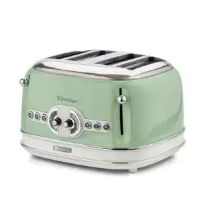 4-Schlitz-Toaster Ariete,156 Toaster im Vintage-Design