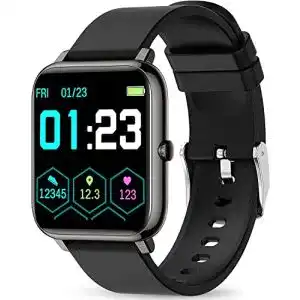 EKG-Uhr Popglory Smartwatch, Fitness Tracker, Blutdruckmessung