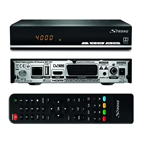 Receiver STRONG SRT 7007 HD Sat, DVB-S/S2, Full HD