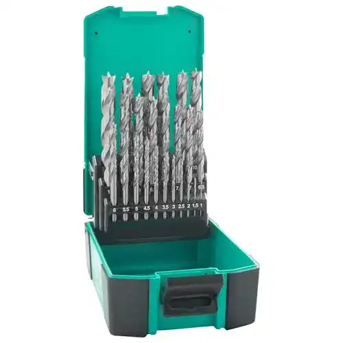 Holzbohrer ENT European Norm Tools ENT 09225 25-tlg. HSS-G -Set