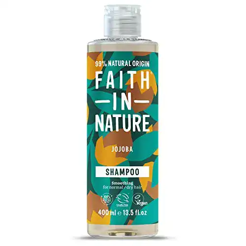 Glättendes Shampoo Faith In Nature Natürliches Jojoba, 400 ml