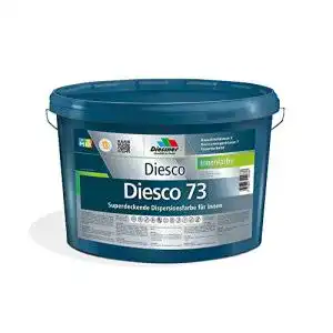 Wandfarbe Diessner Diesco 73 Premium Innenfarbe Weiß (5 Liter)