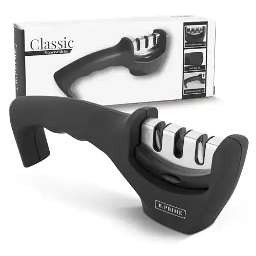 Die beste Messerschärfer B.PRIME CLASSIC, 3-Stufen Profi Manuell 2026 Test Bestseller Messerschärfer B.PRIME CLASSIC, 3-Stufen Profi Manuell