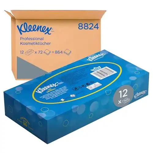 Taschentücher-Box KLEENEX Kosmetiktücher 8824, 12×72