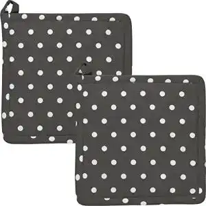 Topflappen REDBEST 2er-Pack grau Größe 20×20 cm
