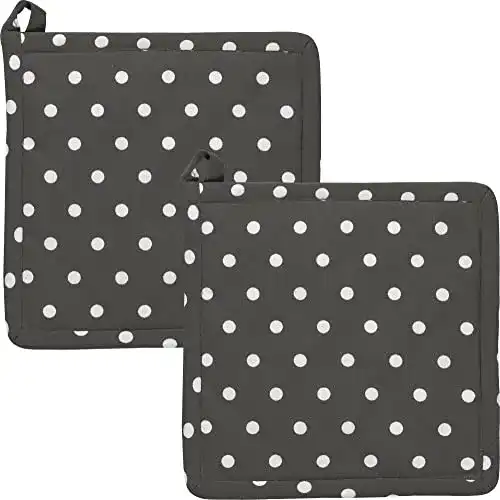 Topflappen REDBEST 2er-Pack grau Größe 20×20 cm