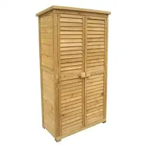Geräteschuppen (Holz) Wiltec Gartenhaus mit Lamellentür