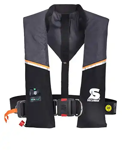 Rettungsweste Automatik Secumar Ultra 170, 150N Klasse, Harness
