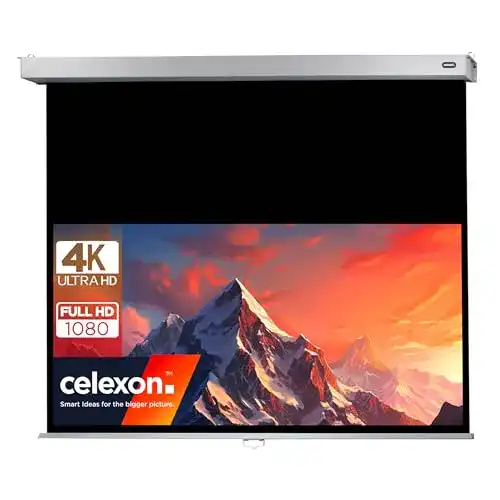 Beamer-Leinwand celexon manuell ausziehbar, 200 x 125 cm