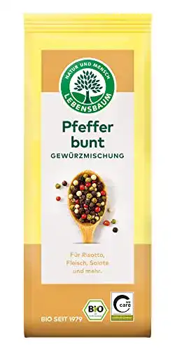 Bunter Pfeffer Lebensbaum Pfeffer, bunt, ganz – Bio, 3 x 150 g