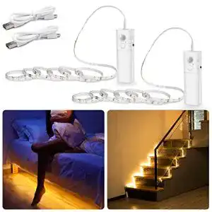 LED-Streifen mit Bewegungsmelder WOBANE 2m LED Sensor
