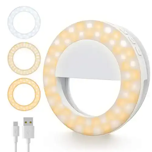 Ringlicht Handy Gospire Selfie Licht mit 60 Led Licht 3 Lichtmodi