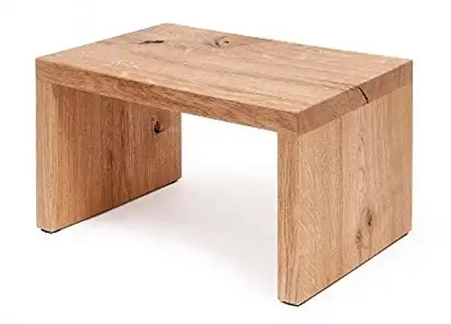 Fußbank moritzhome Schemel Eiche massiv; Trittschemel