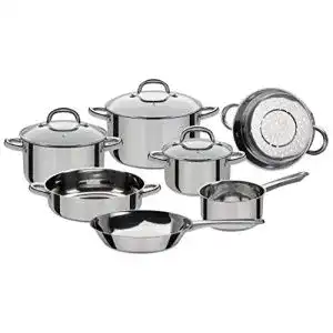 GSW-Töpfe GSW 990097 Montreal Topf-Set 10-teilig, Edelstahl