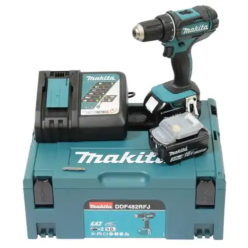 Makita Akkuschrauber 18V Makita DDF482RFJ Akku-Bohrschrauber