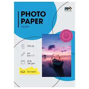 Fotopapier A4 PPD 50 Blatt x A4 Inkjet 180 g/m2 Hochglänzend