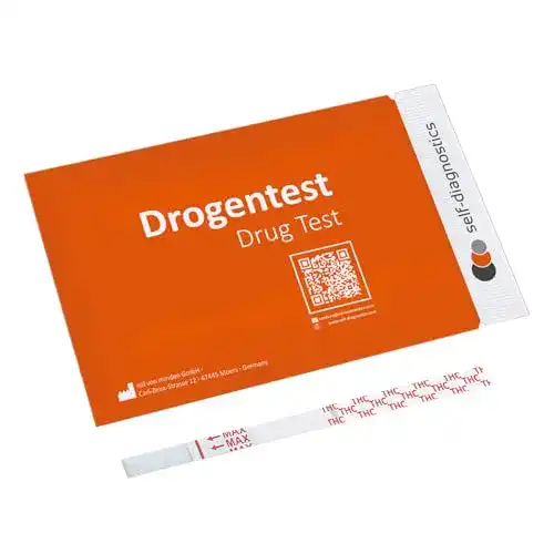 Drogentest THC self-diagnostics, Urintest, 10 Teststreifen