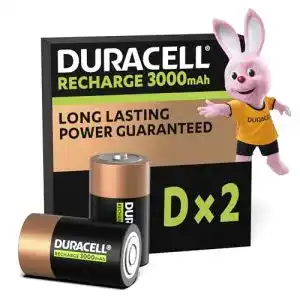 Mono-D-Akku Duracell Rechargeable D 3000 mAh Mono, 2er