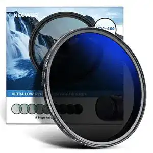 variabler-ND-Filter Neewer 58mm Variabler Graufilter ND2-ND400