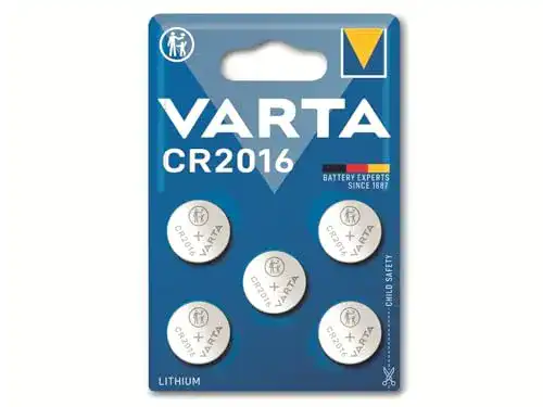 CR2016 Varta Batterien Electronics Lithium Knopfzelle 3V, 5er
