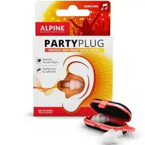 Konzert-Ohrstöpsel Alpine PartyPlug Gehörschutz, transparent