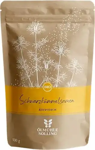 Schwarzkümmelsamen Ölmühle Solling ägyptisch, ganz, 500g