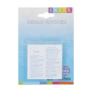 Pool-Reparaturset Intex Pool Reparaturflicken 6 Stück Transparent