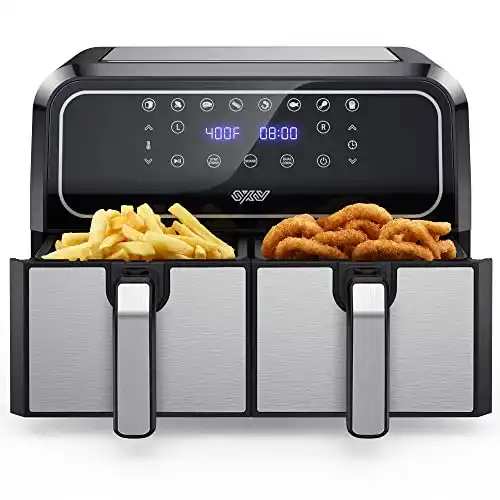 Heißluftfritteuse 2 Fächer Innsky Dual Zone Heißluftfritteuse