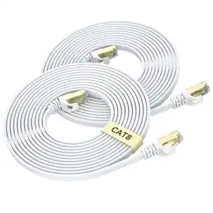 Netzwerkkabel Cat 7 BUSOHE CAT 7 Ethernet Kabel 2m 2-Stück