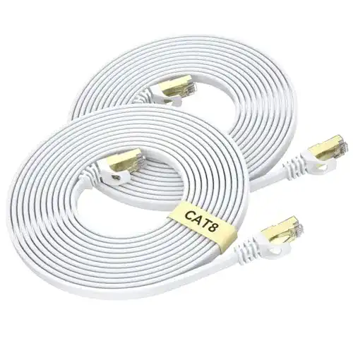 Netzwerkkabel Cat 7 BUSOHE CAT 7 Ethernet Kabel 2m 2-Stück