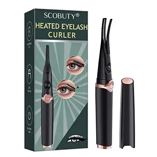 Beheizbare Wimpernzange SCOBUTY 2-in-1 Wimpernzange, USB