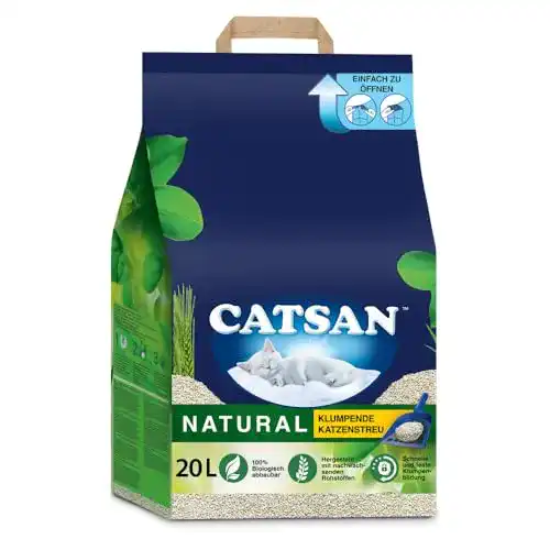 Die beste Katzen-Klumpstreu Catsan Natural Kompostierbare Klumpstreu 20 L 2026 Test Bestseller Katzen-Klumpstreu Catsan Natural Kompostierbare Klumpstreu 20 L