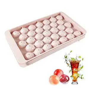 Runde Eiswürfel Aubeifou Eiswürfelform,1 Pack Eiswürfelbehälter