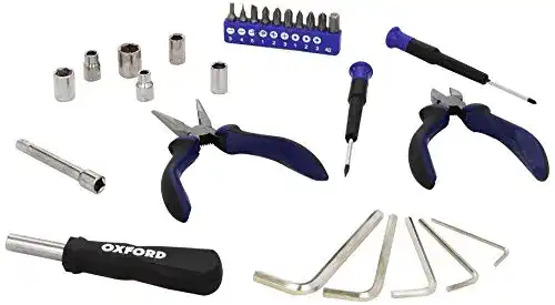 Motorrad-Bordwerkzeug Oxford unter Sitz Motorrad Tool Kit