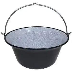 Gulaschkessel MFH Ungarischer aus bruchsicherem Emaille 6 Liter