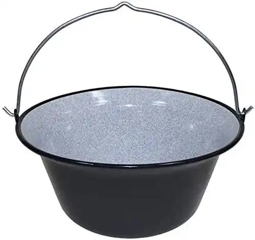 Gulaschkessel MFH Ungarischer aus bruchsicherem Emaille 6 Liter