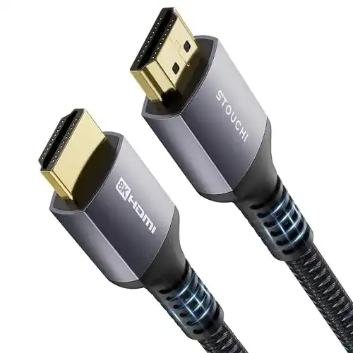 HDMI-Kabel 4 m Stouchi HDMI 2.1 Kabel 4m, 8K Ultra HD 48Gbps