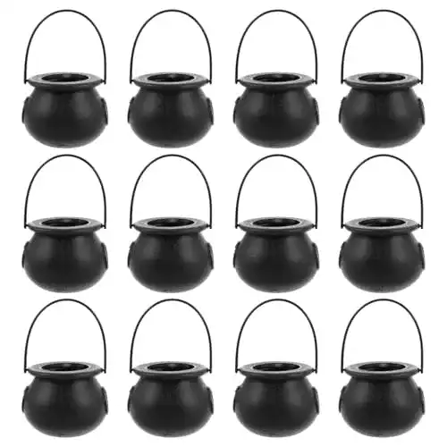 Hexenkessel STOBOK 12 Stück Schwarz, kleine Hexe